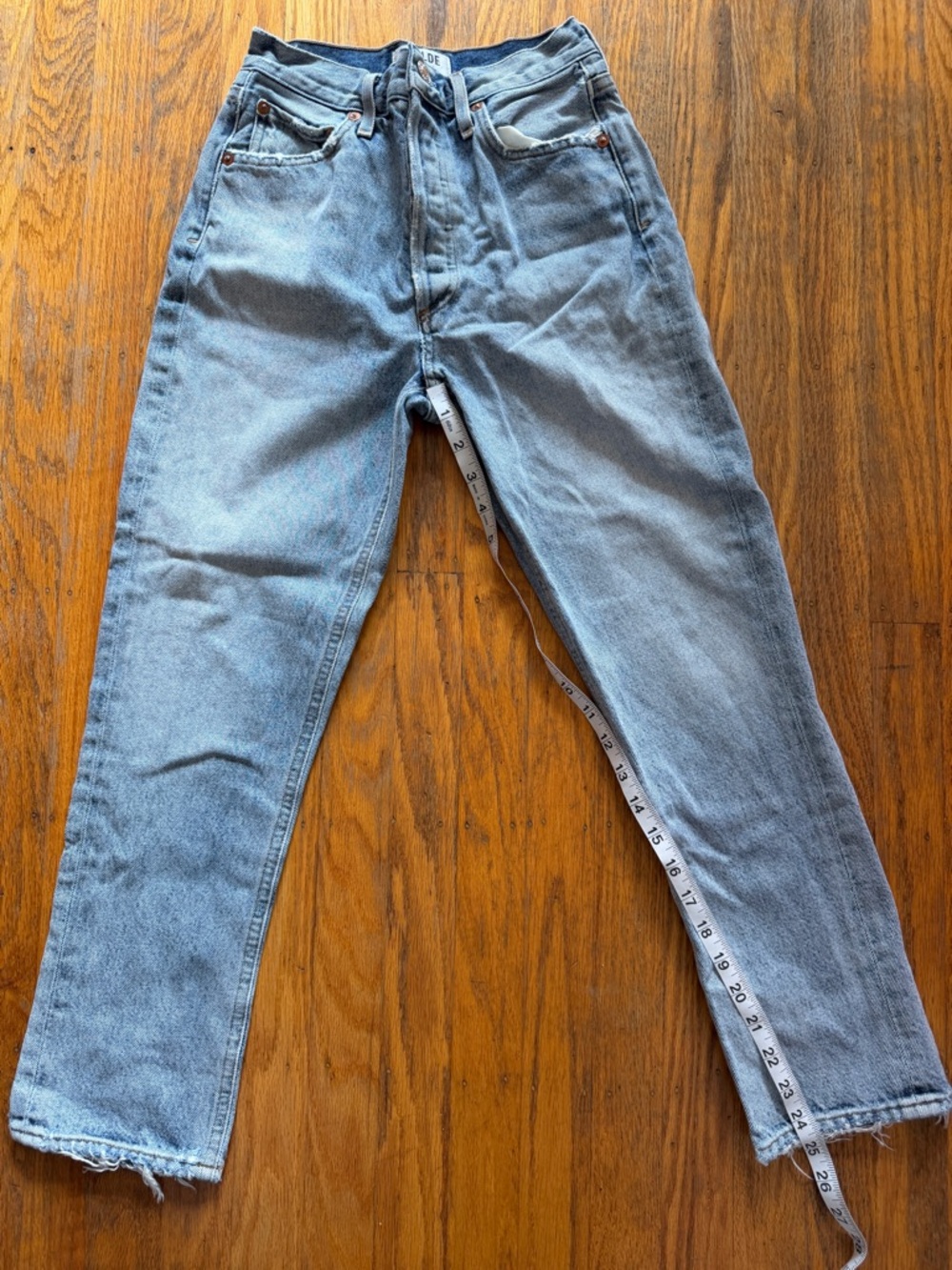 Agolde High-Rise Straight Jeans